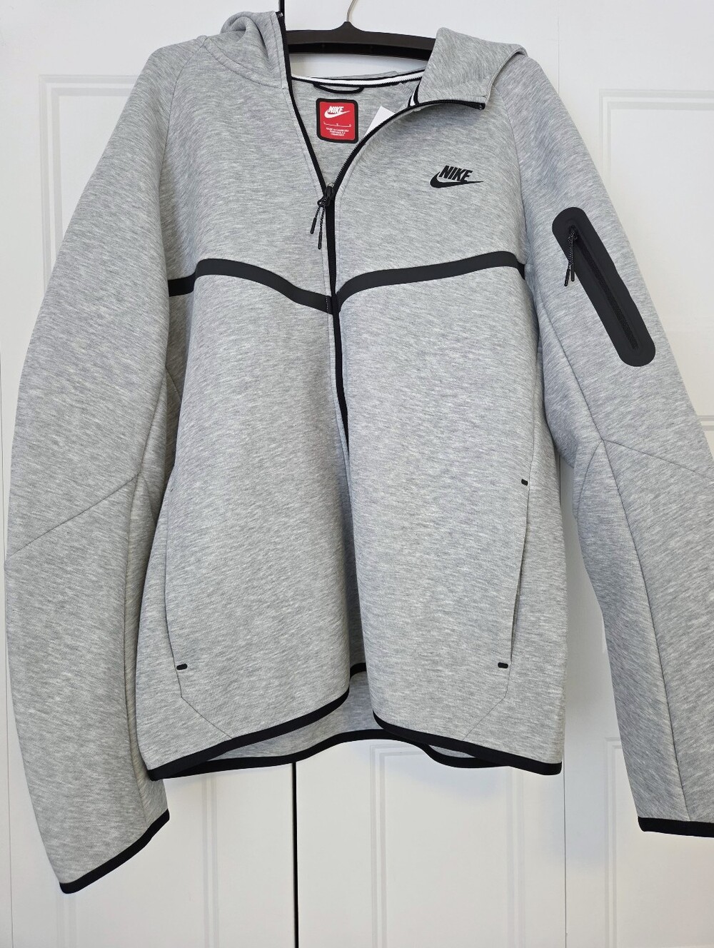 Nike Tech Grey Fleece Windrunner Zip Jacket